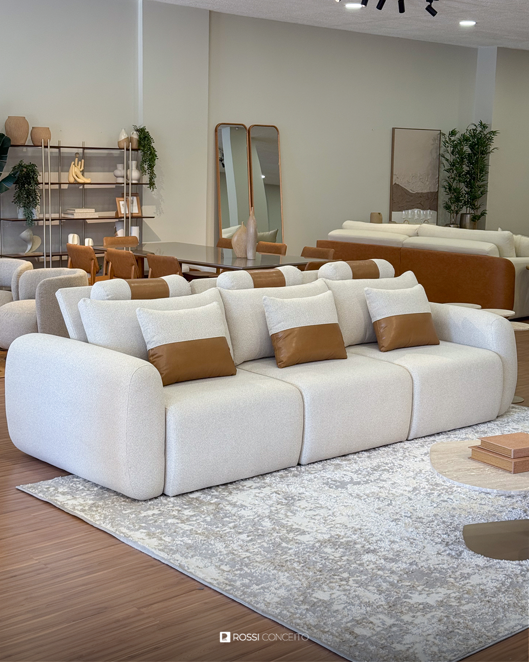 Sofá chaise Rossi Conceito